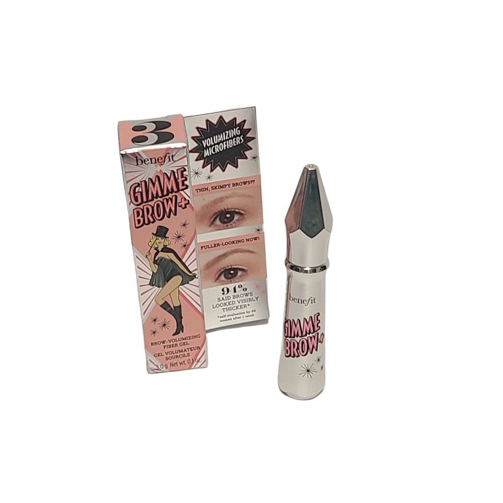 Benefit Cosmetics Gimme Brow+ Tinted Volumizing Eyebrow Gel Color 3 Brown Full - Picture 4 of 4